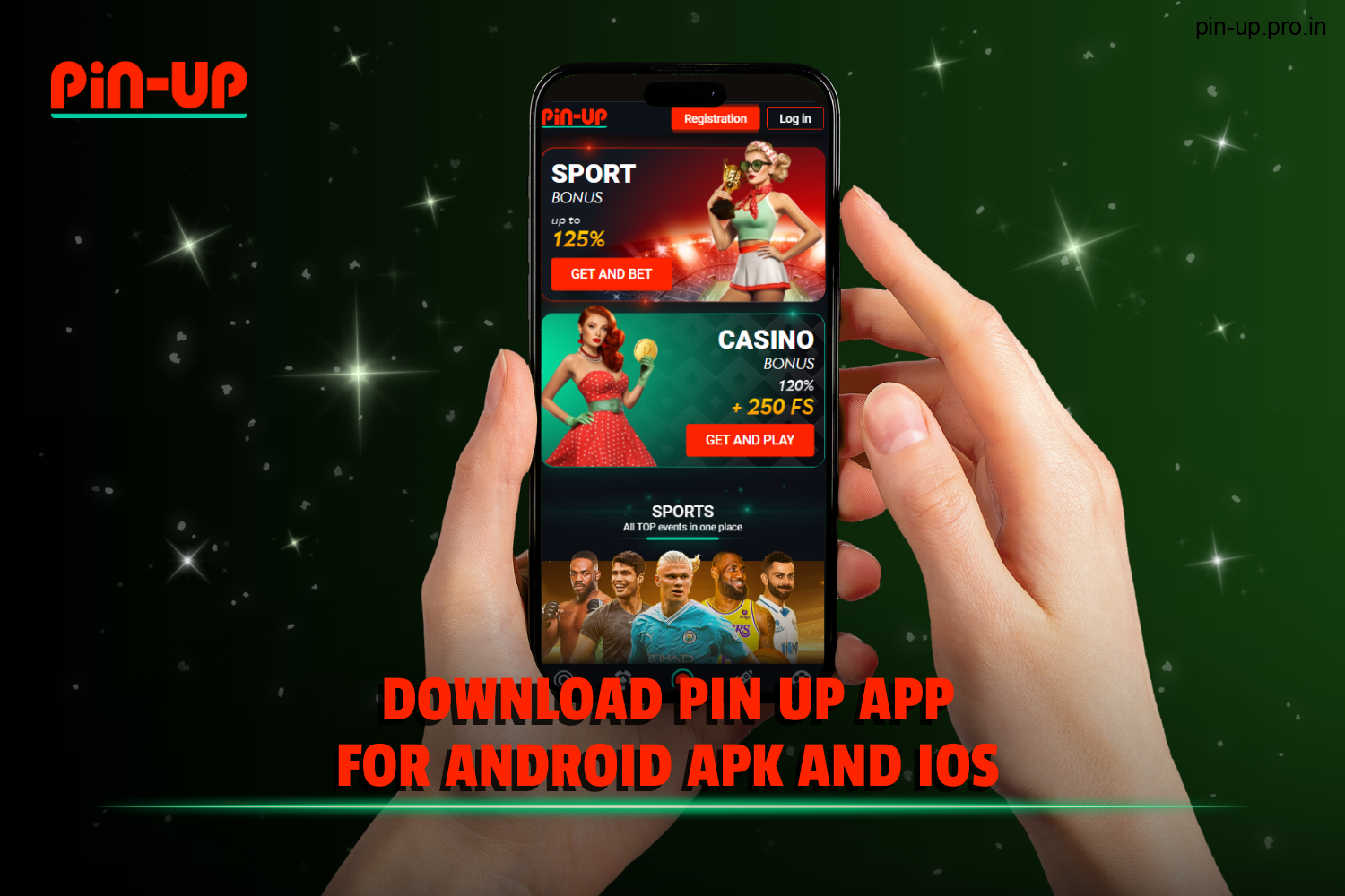 Скачать мобильное приложение Pin Up — онлайн-казино Pin Up
