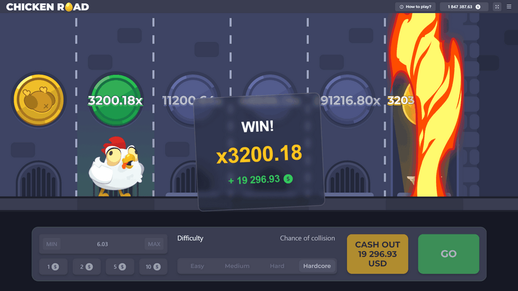 Gioca a Chicken Road online con soldi veri